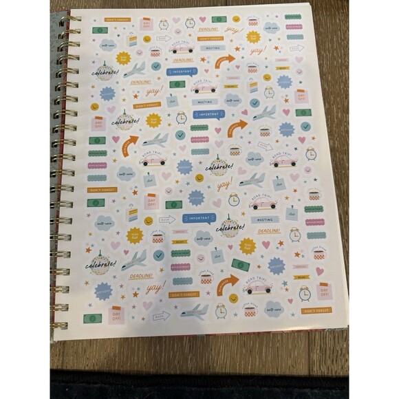 NEW Orange Circle Age of Romance 2026 Extra-Large Spiral 17-Month Planner - Picture 5 of 9